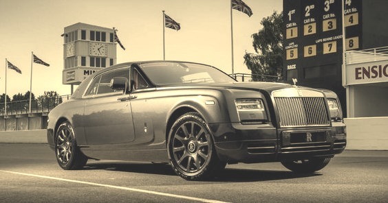 Rolls Royce in the Street
