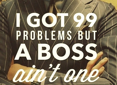 cause im the boss !